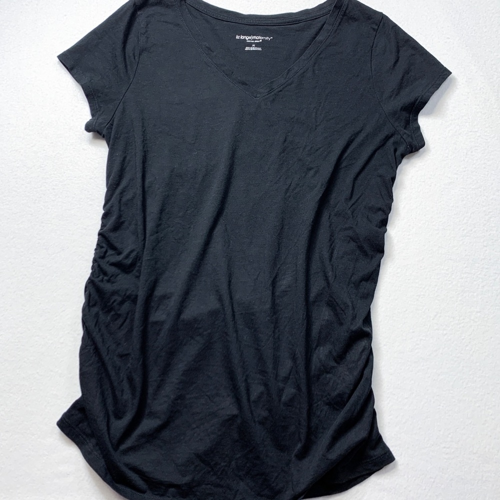 Liz Lange Maternity Fitted V-Neck Tee